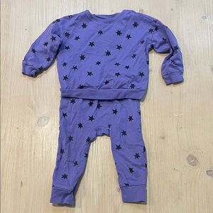 Tea collection Purple Star Print Outfit